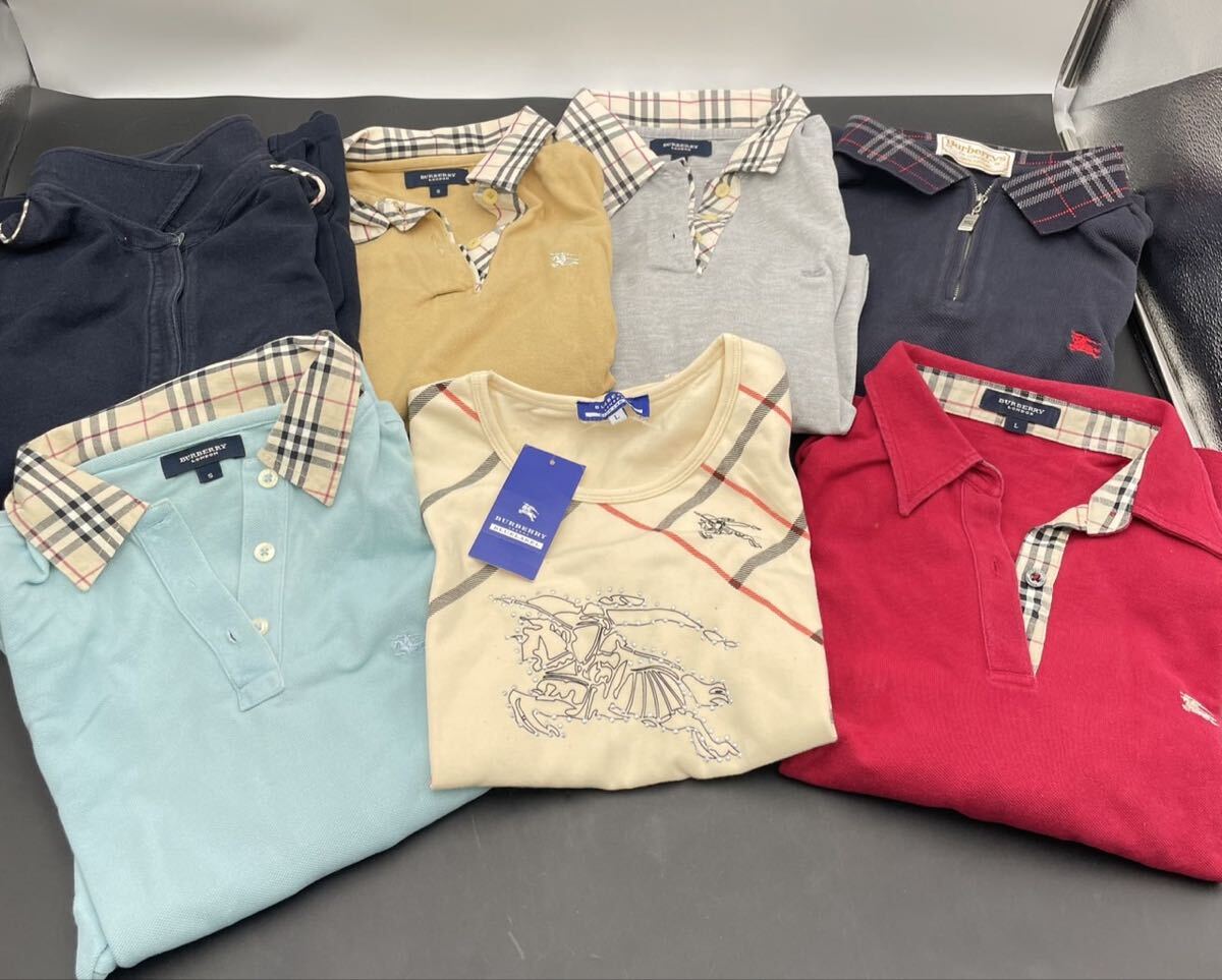 1円スタート Burberry バーバリー アパレル 7点まとめ トップス ワンピース ロングT 新品あり Sサイズ Mサイズ Lサイズ 美品 TK0803イ拍卖