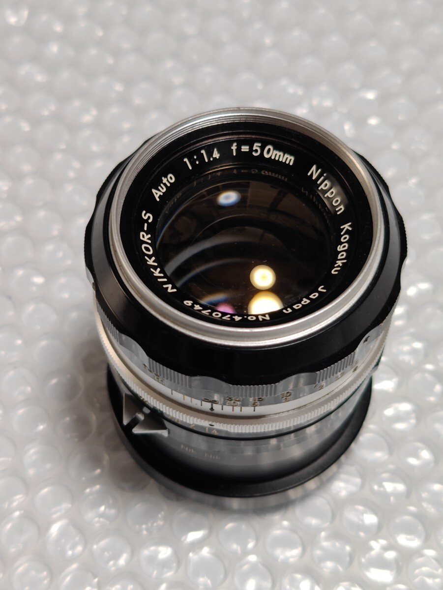 ニコン NIKKOR-S Auto 50mm F1.4 Nikon Zマウントアダプター付き拍卖