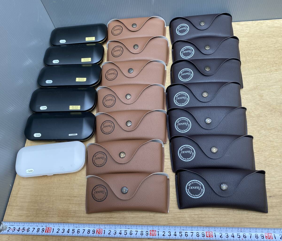 Oヌヌア時計店41/メガネケース ハード ソフト まとめて20点 老眼鏡 サングラス空きケース CENFILL Bausch&Lomb レトロ 当時物 現状品 拍卖