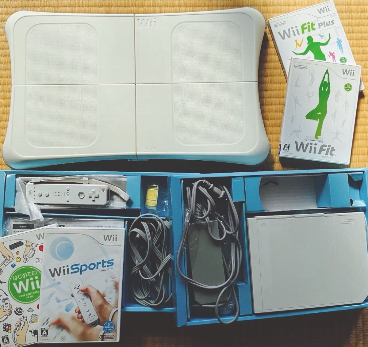 【ジャンク】任天堂 Wii 本体セット バランスWiiボード Wii Fit Wii Fit Plus付拍卖