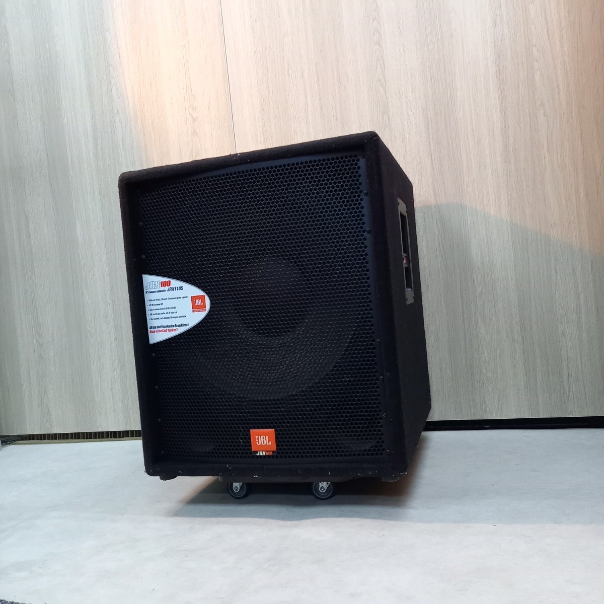 簡易動作確認済 JBL JRX118S サブウーファー ジェービーエル JRX100シリーズ拍卖