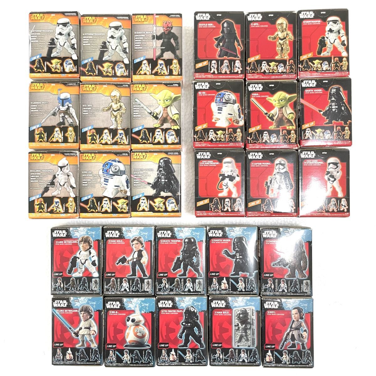 《未開封》BANDAI/バンダイ/STAR WARS CONVERGE/スター・ウォーズ コンバージ/食玩/フィギュア/まとめ/大量/h355拍卖