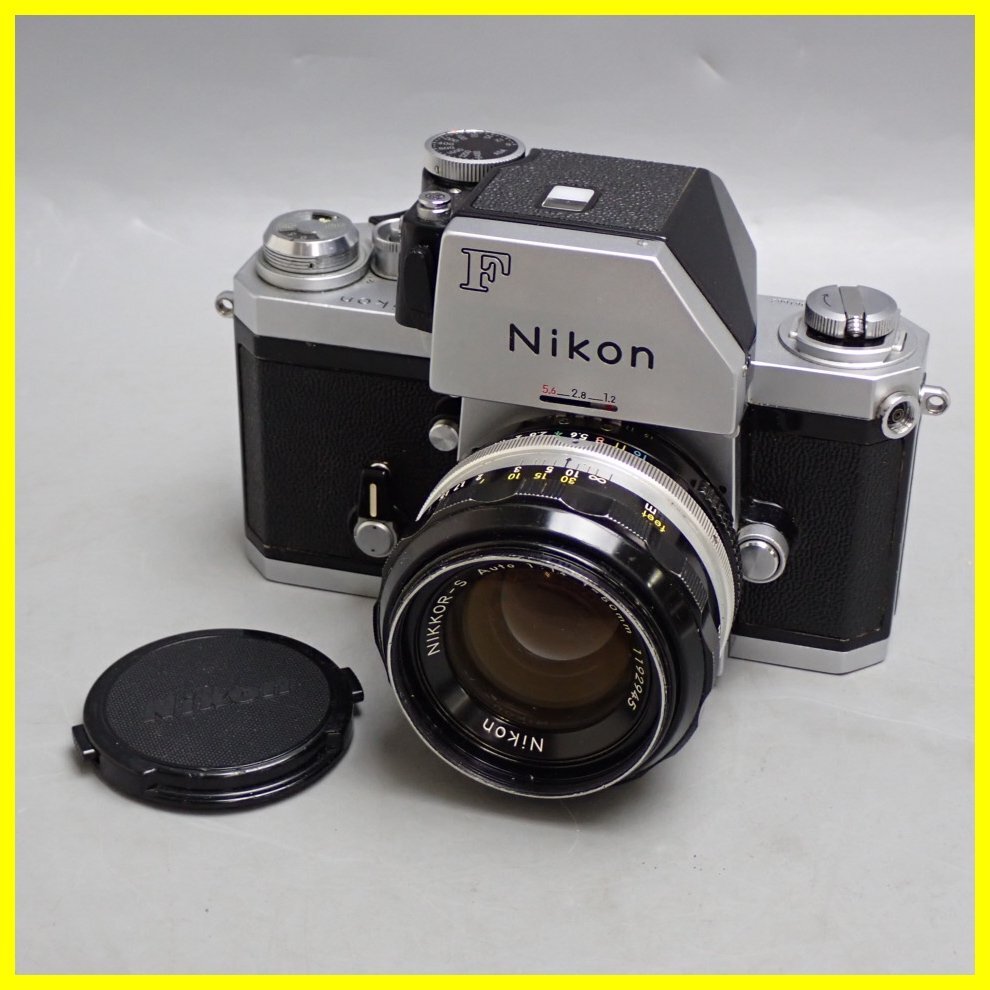 ★Nikon/ニコン フォトミックFTN 一眼レフフィルムカメラ ボディ + レンズ NIKKOR-S Auto 50mm F1.4/キャップ付き/ジャンク品&2221200009拍卖