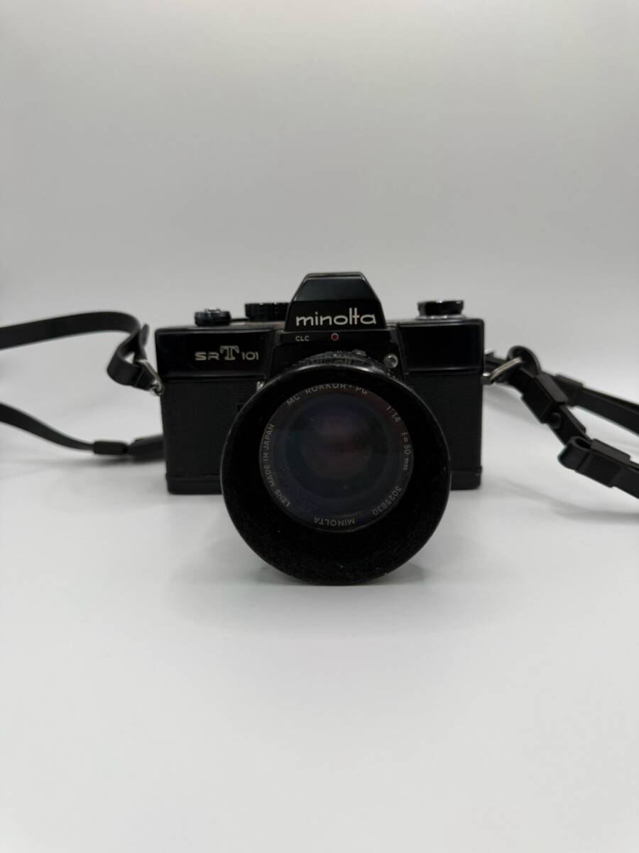 1円スタート MINOLTA ミノルタ SRT101 ブラック MC ROKKOR-PG 50mm F1.4レンズ拍卖