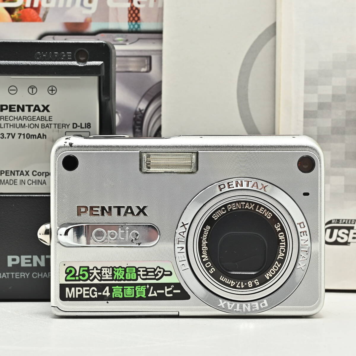 1N-763 PENTAX ペンタックス Optio S5z コンパクトデジタルカメラ拍卖