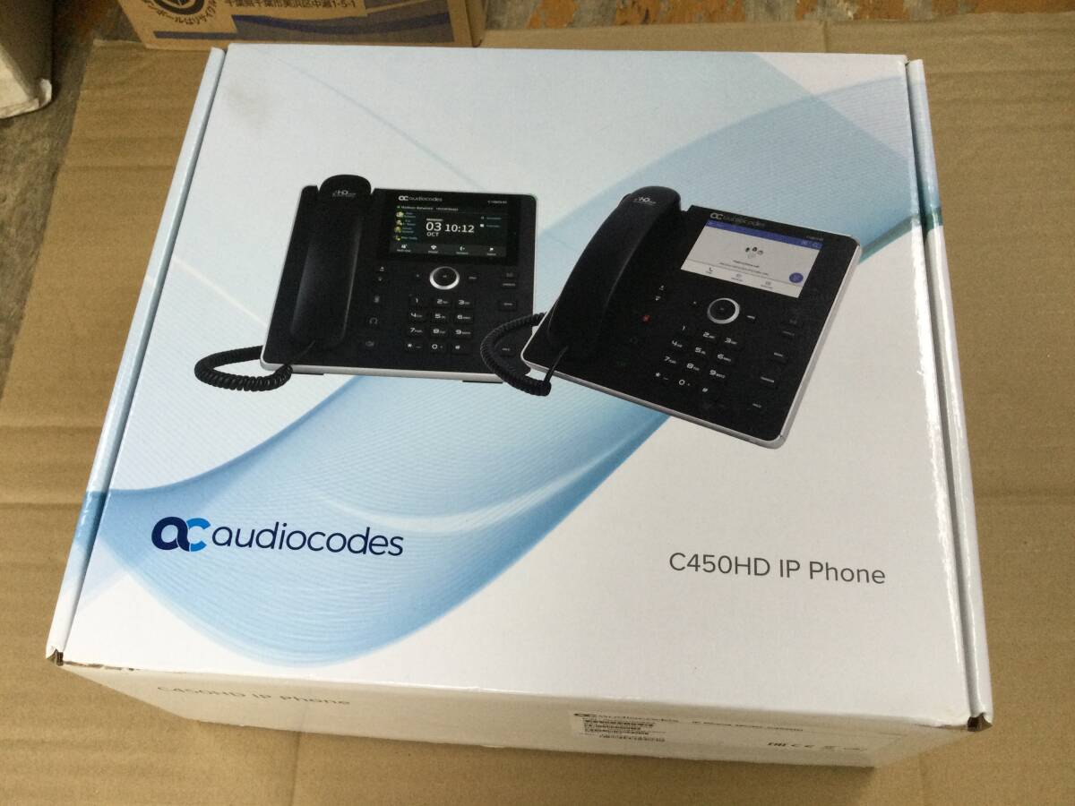 Audiocodes C450HD IP Phone ケース付き拍卖