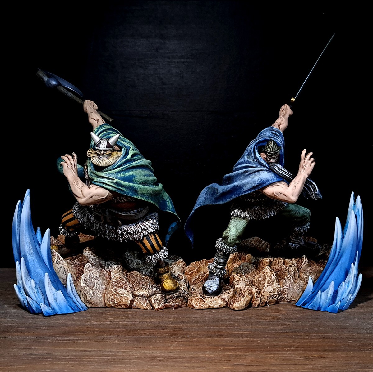 ドリー&ブロギー リペイント/ワンピース/フィギュア/リメイク/カスタムペイント/ONE PIECE figure repaint拍卖