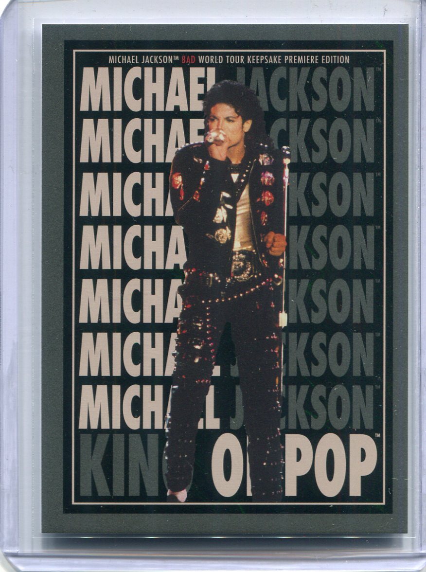 Keepsake Michael Jackson マイケルジャクソン カード Premiere Edition 176 Platinum 15枚限定拍卖