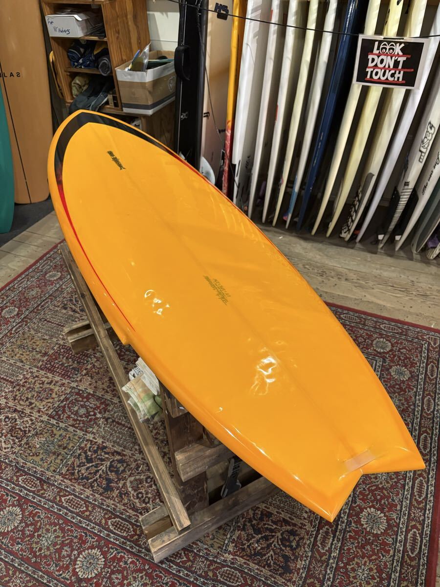 【中古ボード】Okitsu surfboards STINGER 6'3 20 15/16 2 21/32 サーフボード シングルフィン拍卖