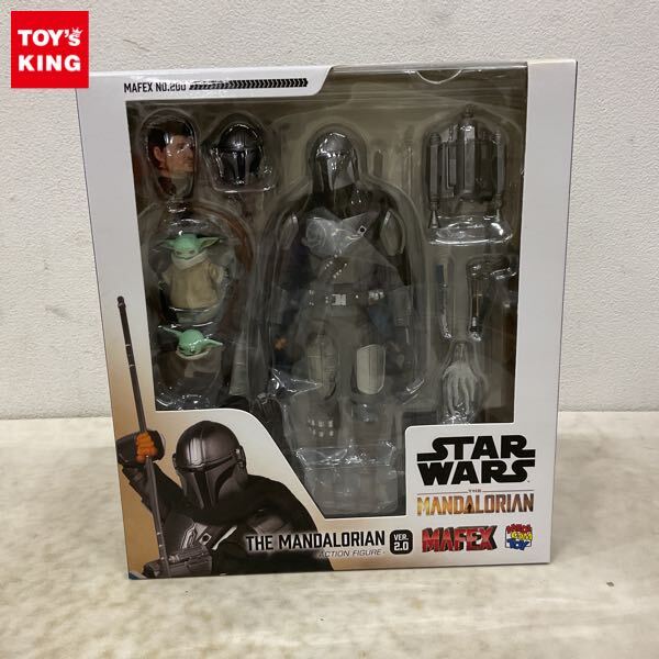 1円~ 未開封 メディコムトイ MAFEX No.200 STAR WARS THE MANDALORIAN マンダロリアン ver.2.0拍卖