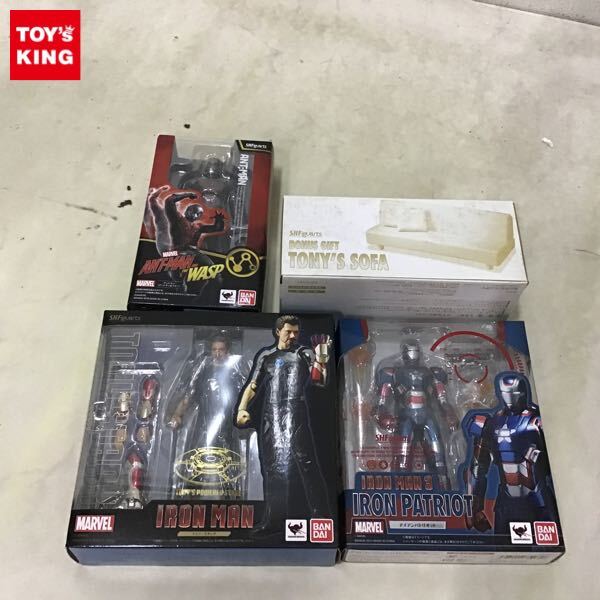 1円~ 未開封含 バンダイ S.H.Figuarts アントマン&ワスプ アントマン アイアンマン3 アイアンパトリオット他拍卖