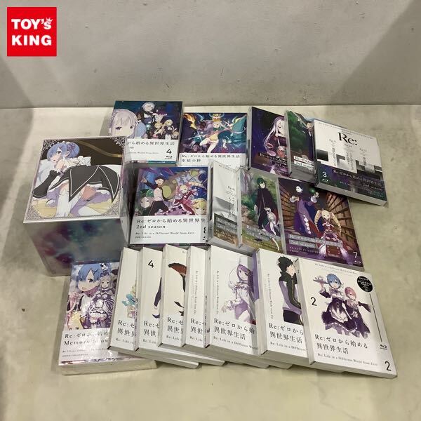 1円~ 訳あり Blu-ray Re:ゼロから始める異世界生活 Memory Snow 6 収納BOX 他拍卖
