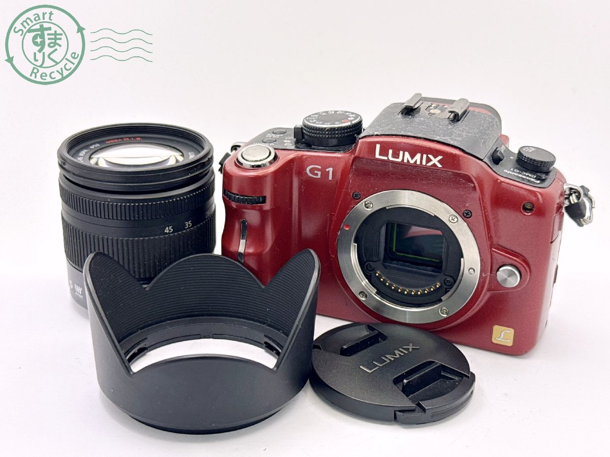CH1301151 ■ Panasonic パナソニック LUMIX DMC-G1 ミラーレス一眼レフデジタルカメラ 1:3.5-5.6/14-45 バッテリー付き 通電未確認拍卖