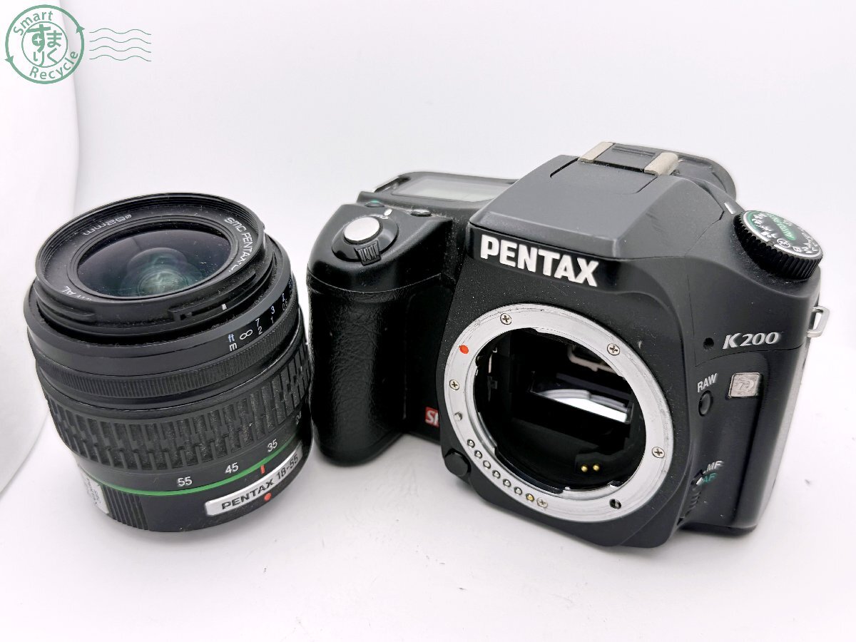 CH0902524 ■ PENTAX ペンタックス K200 一眼レフデジタルカメラ PENTAX-DA 1:3.5-5.6 18-55㎜ AL 単三電池駆動 起動不可 ジャンク拍卖