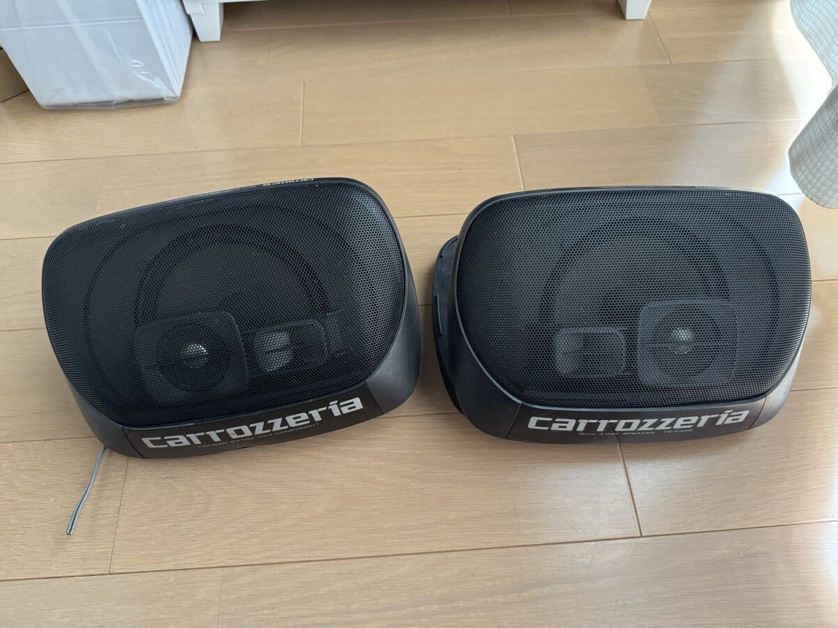carrozzeria カロッツェリア TS-X400 3WAY 置き型スピーカー 左右セット 当時物拍卖