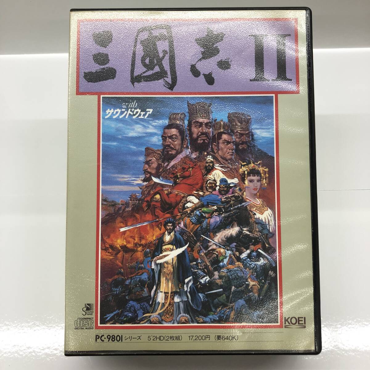 【中古品】三國志II/三國志2/三国志II/三国志2/PC-9801/KOEI/光栄/パソコンソフト/PCソフト/シミュレーション/PCゲーム/⑦拍卖