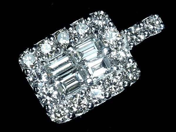IR19115D【1円~】新品【RK宝石】《Diamond》 極上ダイヤモンド 総計0.5ct Pt950 高級ペンダントヘッド ネックレス ダイヤ拍卖