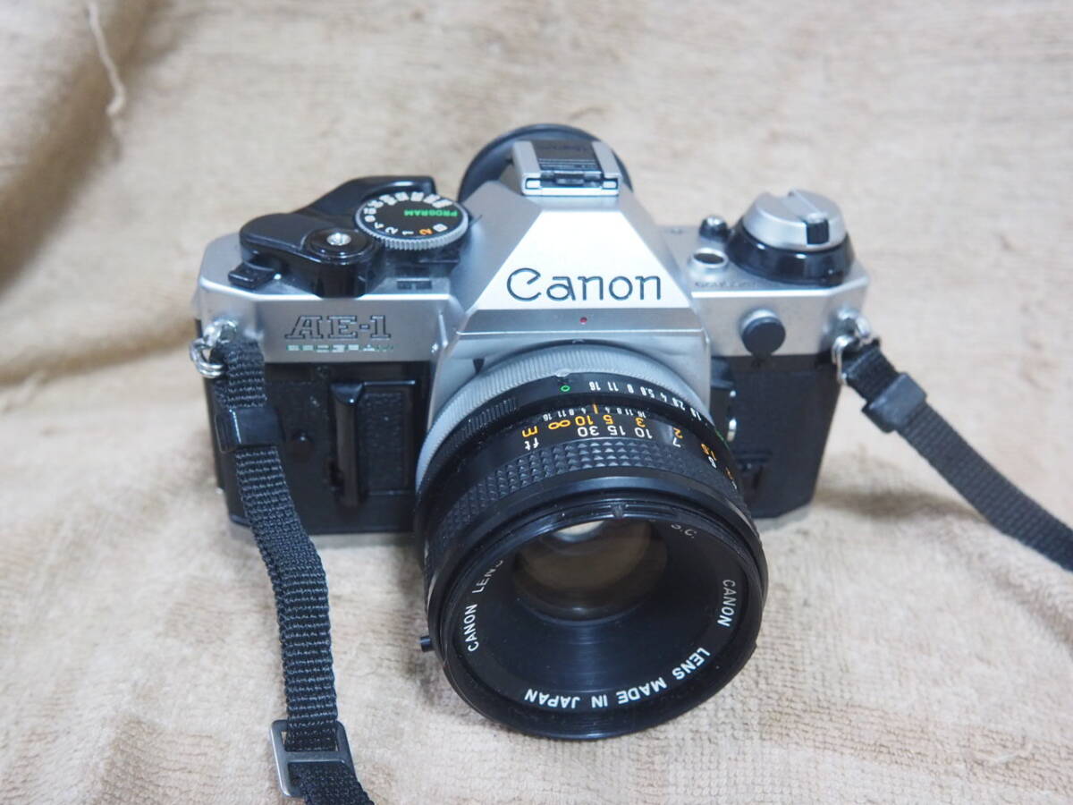 キヤノン フィルムカメラ AE-1 Program + 50mm 1:1.8 S.C.拍卖