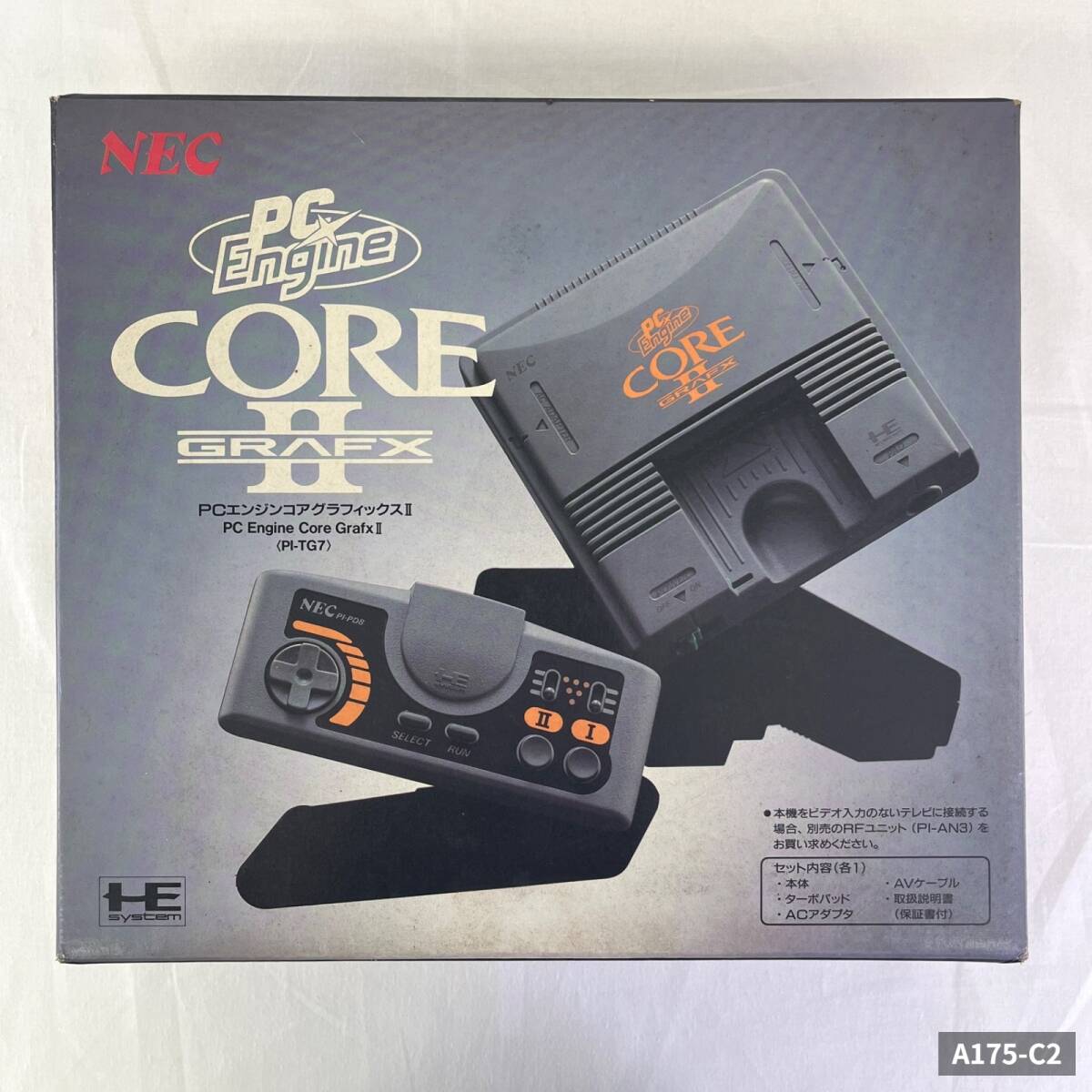 NEC PCエンジン コアグラフィックスII PI-TG7 箱説付 動作品 中古 CORE GRAFX II 本体拍卖