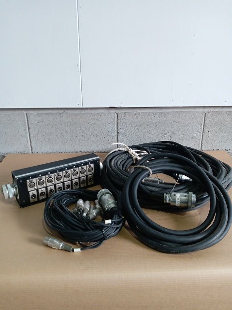 【1円スタート!】CANARE / カナレ 8ch音声マルチ用コネクタボックス 8J12N12 / ケーブル 8ch 30m 音響機器拍卖