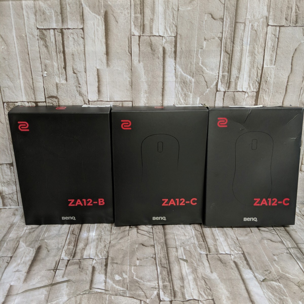 OKSK515 ▲ BenQ ZOWIE ZA12-B ZA12-C ゲーミングマウス 3個セット まとめ マウス 通電のみ確認拍卖