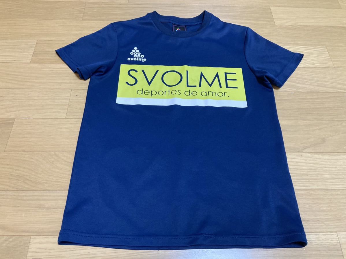 スボルメ 半袖Tシャツ 150センチ トップス キッズ ジュニア 男の子 スポーツ サッカー フットサル プラクティスシャツ SVOLME拍卖