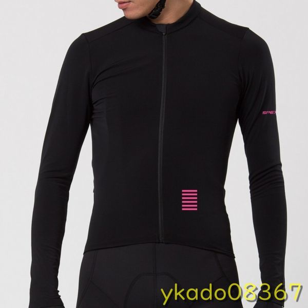 P1250: PROTEAM 春と夏の長袖サイクリングジャージ 高品質 バイク競技Tシャツ ピンクブラック サイクリングチーム拍卖