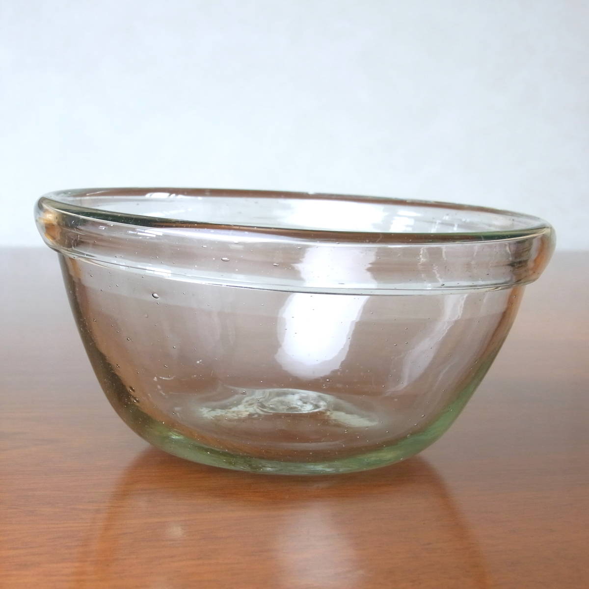 ☆昭和レトロ☆ 気泡入り ガラスの器 ガラスボウル拍卖