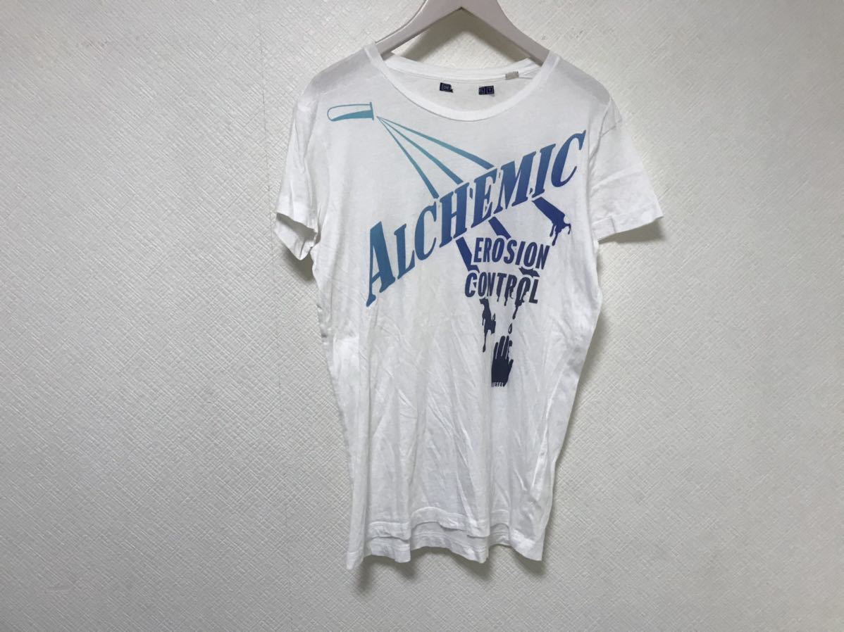 美品本物ディーゼルDIESELコットンプリント半袖Tシャツメンズレディース旅行トラベルS白ホワイト拍卖