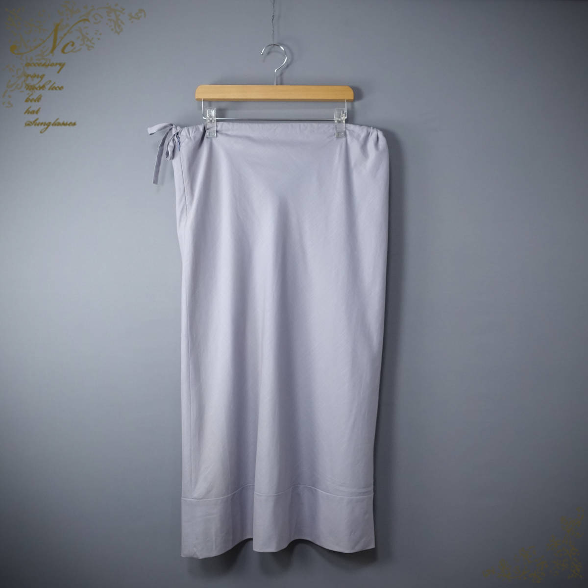 23区/38/ロングスカート/薄紫パープル/M~Lサイズ相当拍卖