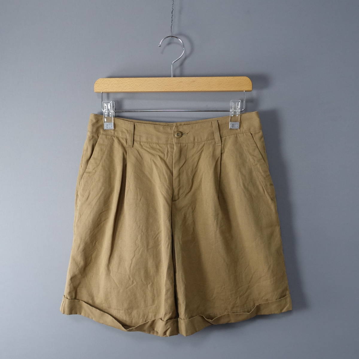LE TiROiR de DRESSTERIOR/ル ティロワ ドゥ ドレステリア/M/日本製リネン混ハーフパンツ/ベージュ拍卖