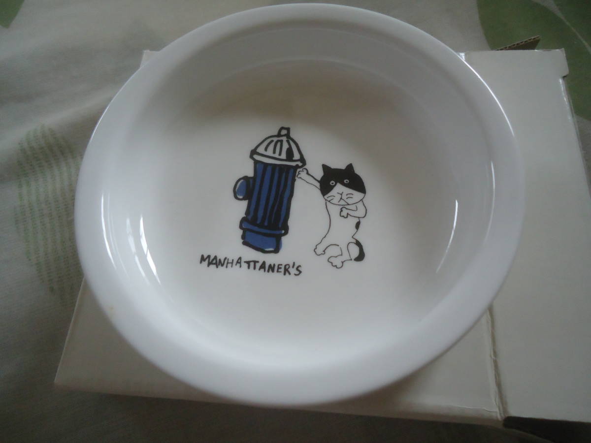 ◆新品即決◆かなり初期物◎箱あり マンハッタナーズ アシュトレイ 小物入れ アクセサリー入れ MIKASA ◎猫 久下貴史拍卖