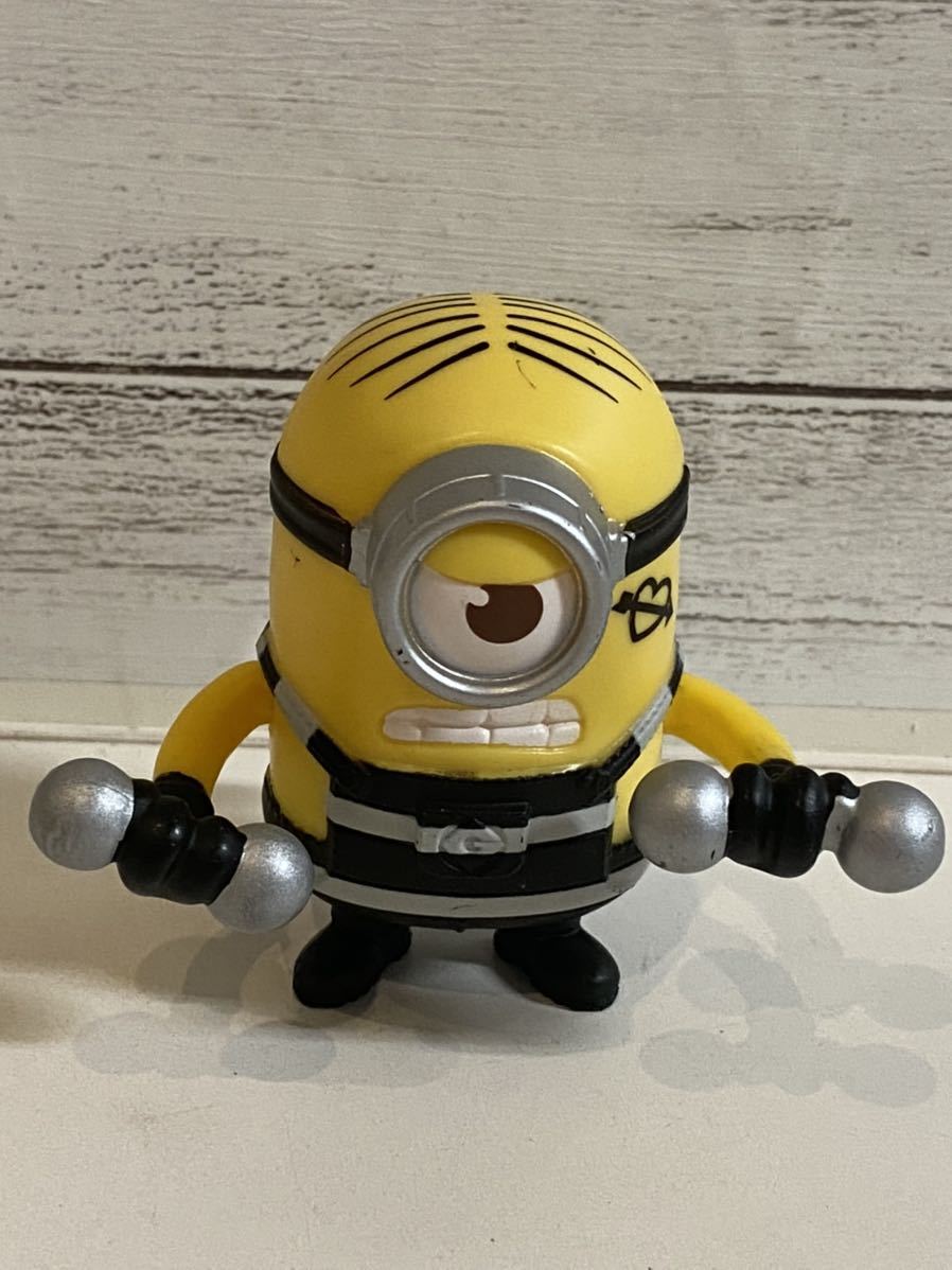 マクドナルド ハッピーセット 怪盗グルーのミニオン大脱走 筋トレミニオン おもちゃ ファーストフードトイ拍卖