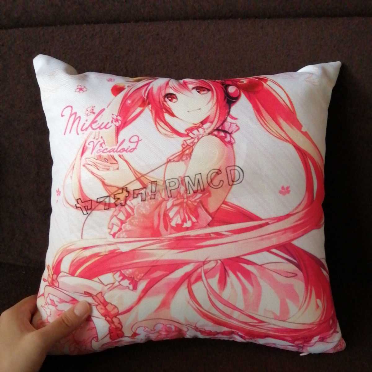 初音ミク 桜ミク クッション 正方形拍卖