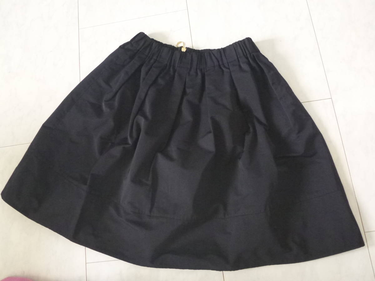 1.6万 美品 Nouque ヌーク ★ 濃紺 ふんわりスカート 40 M相当拍卖