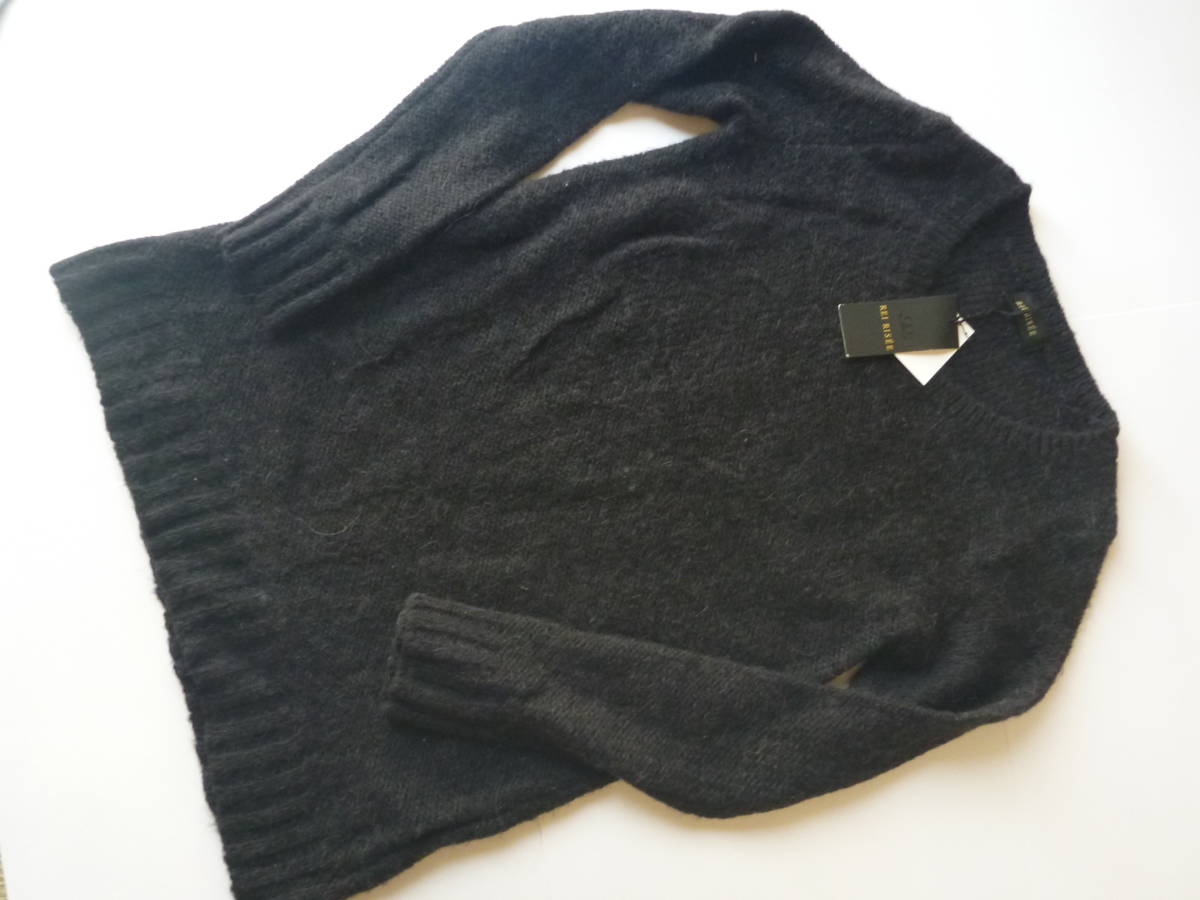 新品 REI RISEE ★ 黒 ブラック シンプル セーター M拍卖