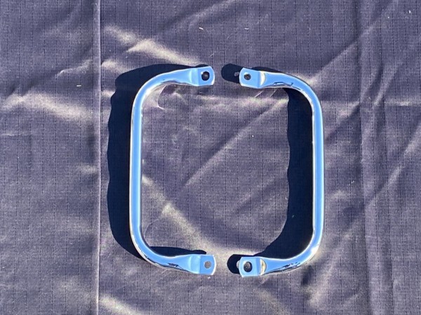 ● 新品:いすゞ NEW ギガ ステンレスメッキ アシスタントインナーグリップ 車内 手すり ドアハンドルカバー 【I-14】拍卖