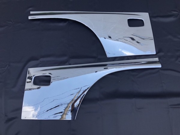 ● 新品:日野 新型17 レンジャープロ メッキ ドア ガーニッシュ 左右セット平成14年1月~17新型 【R-6】拍卖