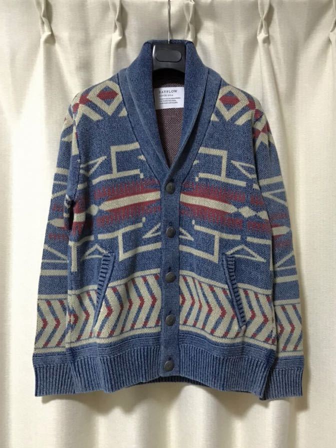 BAYFLOW ベイフロー ニット カーディガン 2 定価12,960円拍卖