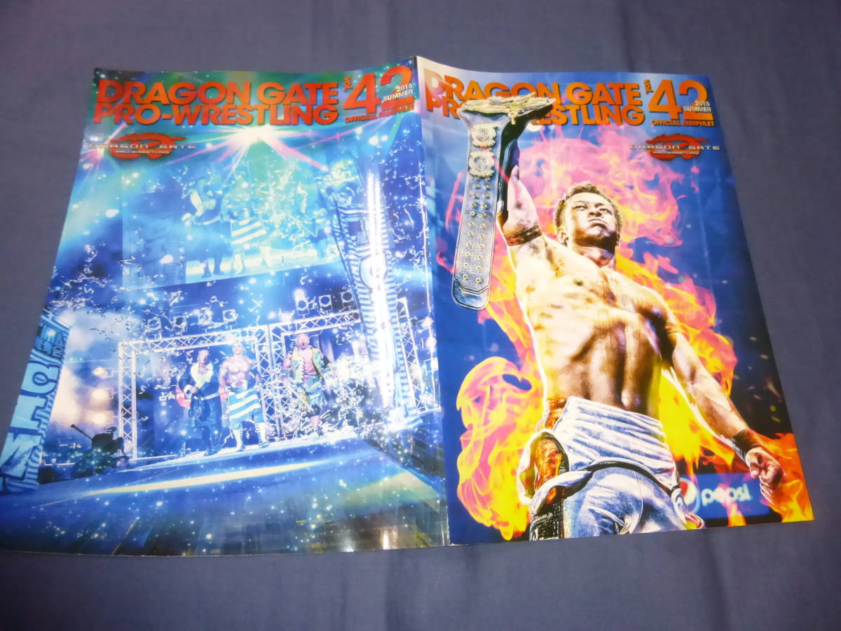 80/プロレスパンフ◆DRAGON GATE 闘龍門JAPAN 2015年vol.42 CIMA/戸澤陽/堀口元気/吉野正人/T-Hawk/鷹木信悟/Gamma/Eita/YAMATO/土井成樹拍卖