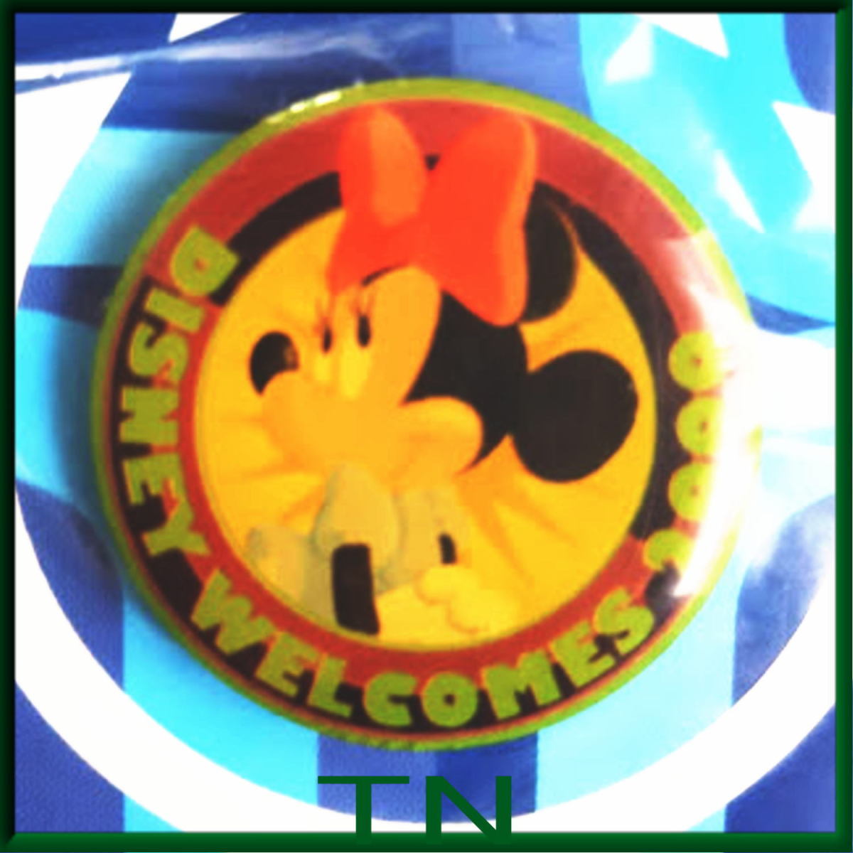 送料無料≫DISNEY WELCOMES 2000 ミニー☆ディズニー ピンバッジ A00219拍卖