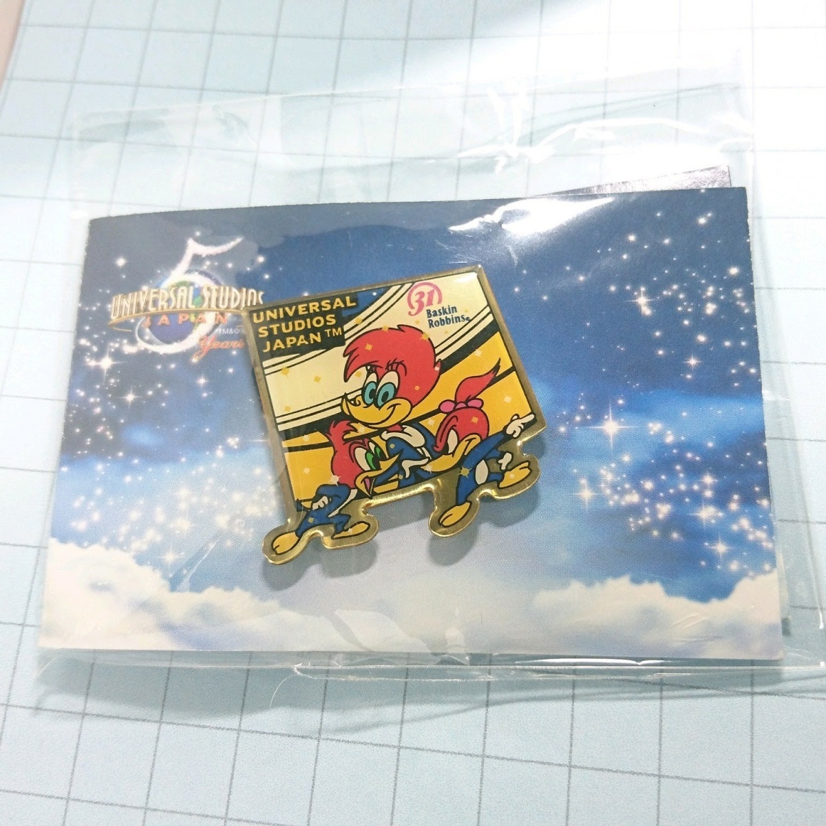 送料無料≫ウッドペッカー☆USJ ユニバーサルスタジオ ピンバッジ A01524拍卖