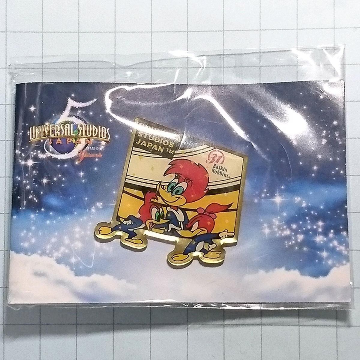 送料無料)ウッドペッカー USJ ユニバーサルスタジオ ピンバッジA02731拍卖