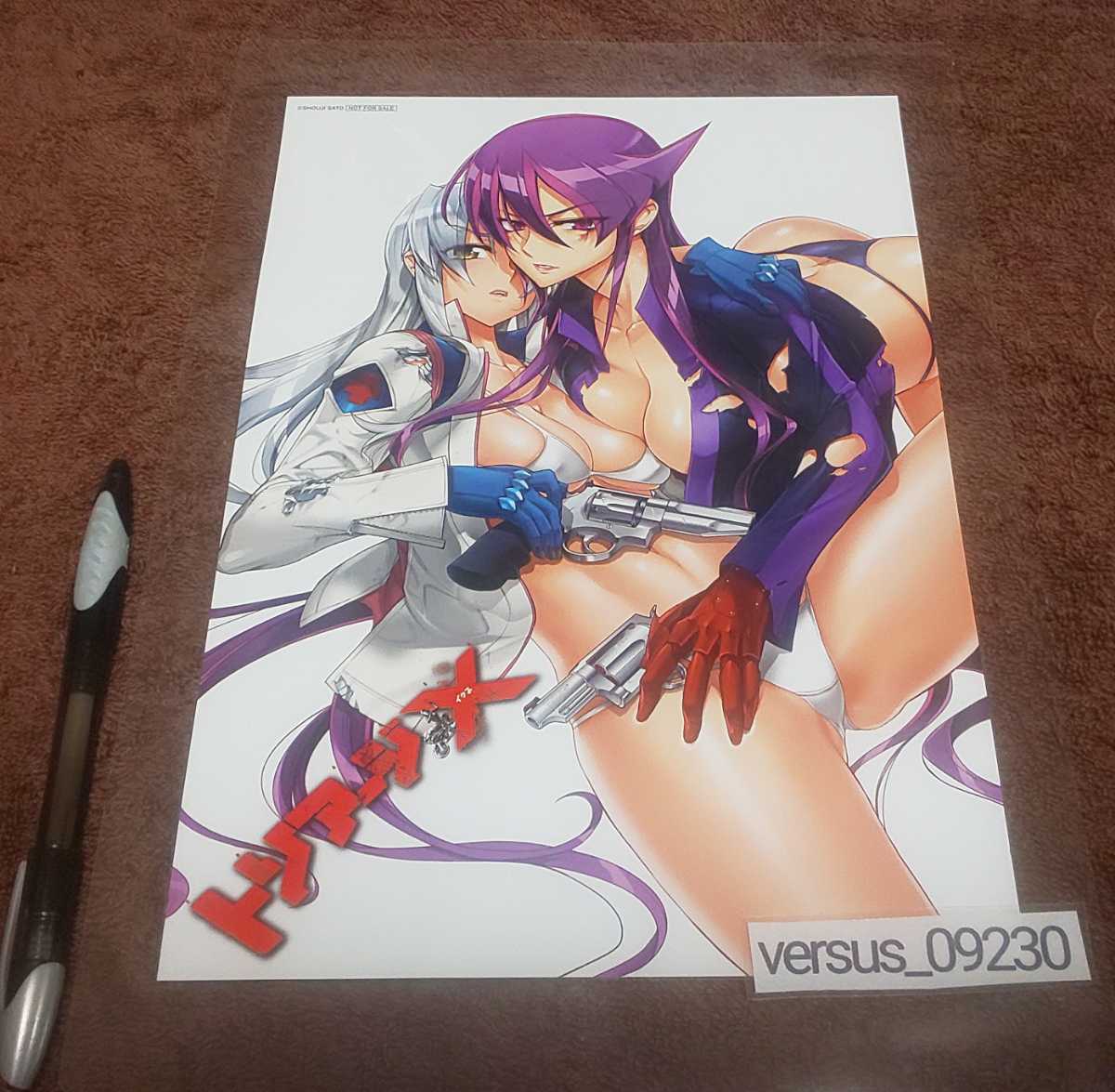 ♪『トリアージX』♪イラスト♪ポートレート♪NOT FOR SALE♪A4サイズのフィルムでラミネート加工済(説明欄必読)♪♪拍卖