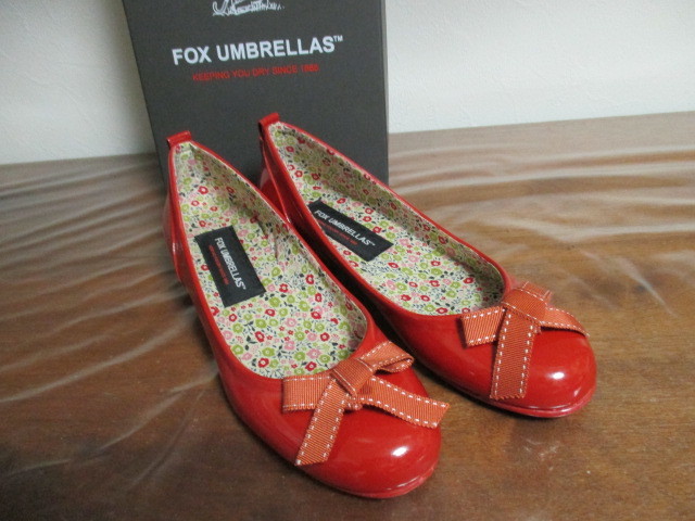 FOX UMBRELLAS 赤パンプス(USED)81121)拍卖