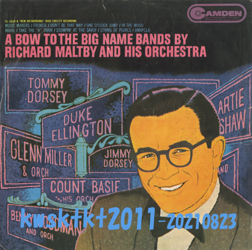 CL-5036★リチャード・マルトビー楽団 ビッグ・ネーム・バンドへのお誘い拍卖