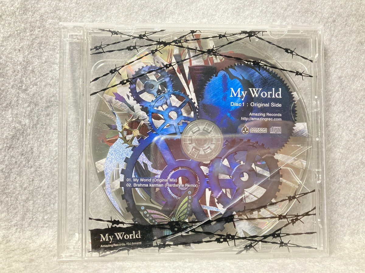 ★DJ Amane:My World/Amazing Records,シングル,CD2枚組,トランス,ハードコアテクノ,エレクトロ,同人音楽拍卖