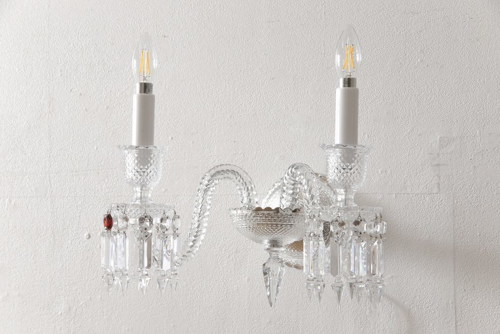 R-058388 超美品 2018年製 フランス baccarat(バカラ) ゼニス ウォールユニット ウォールユランプ(壁掛け照明、壁付け照明)拍卖