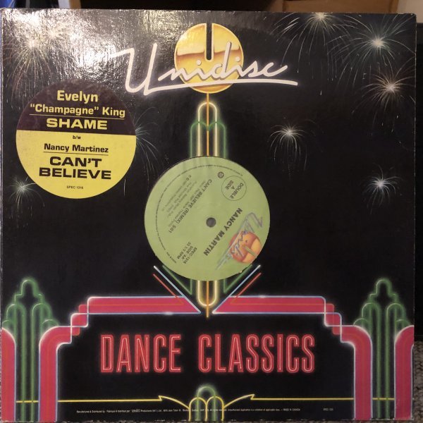 Evelyn Champagne King , Nancy Martin / Shame , Can't Believe (Remix)拍卖
