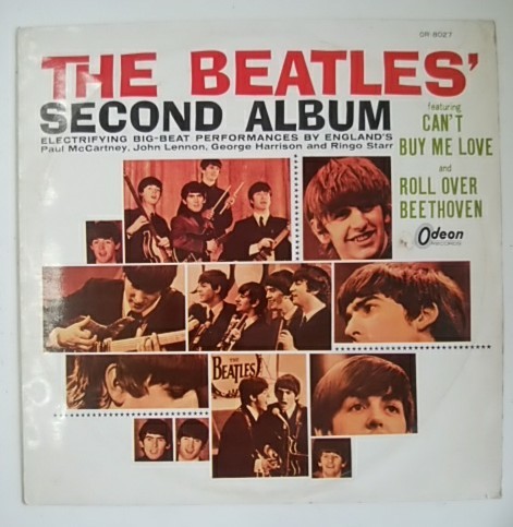 LP ビートルズ セカンド・アルバム 赤盤 オデオン OR-8027 H ¥1700拍卖